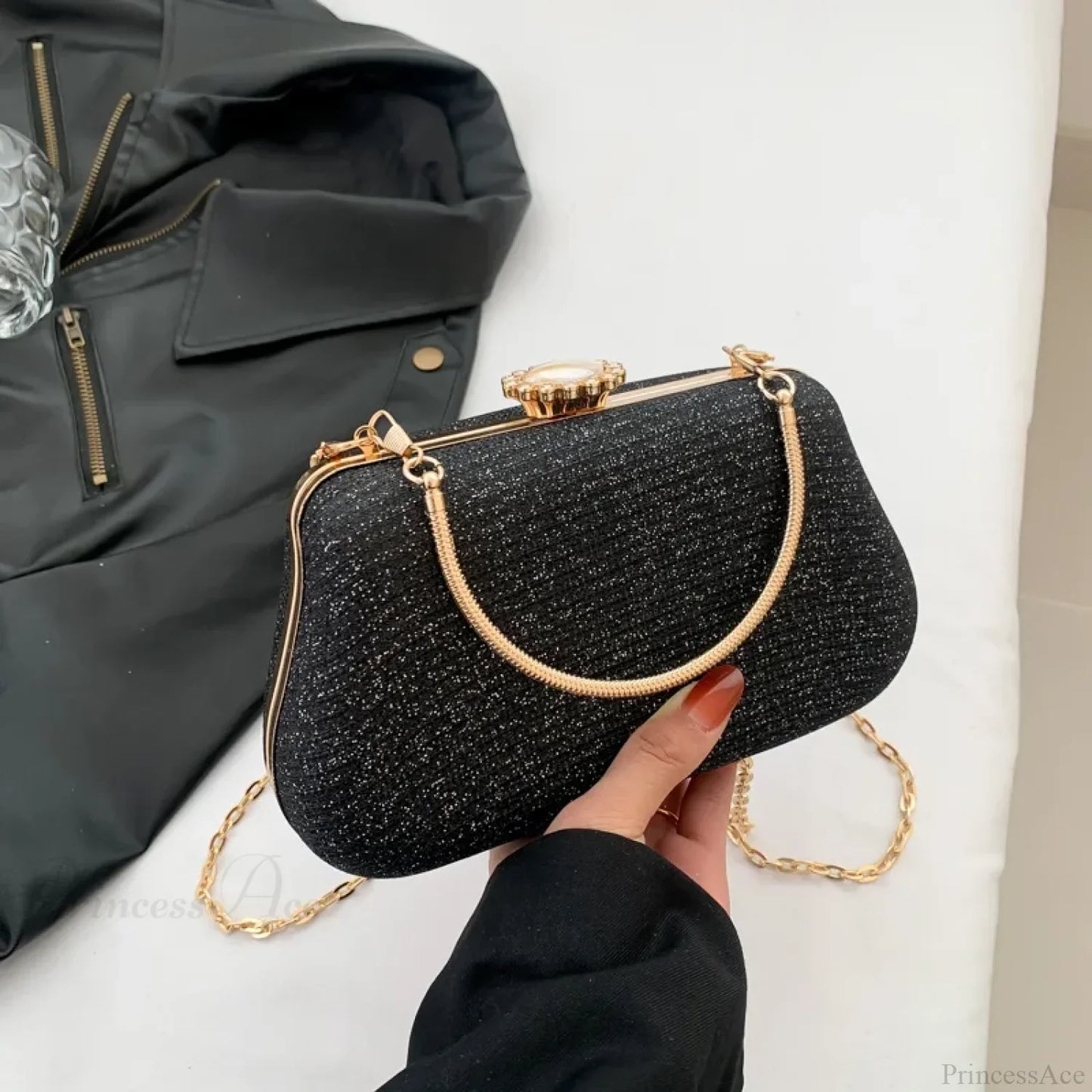 Luxury High Design Glitter Banquet Party Evening Clutch Bag