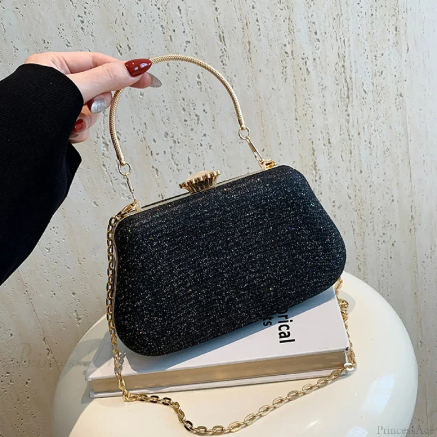 Luxury High Design Glitter Banquet Party Evening Clutch Bag