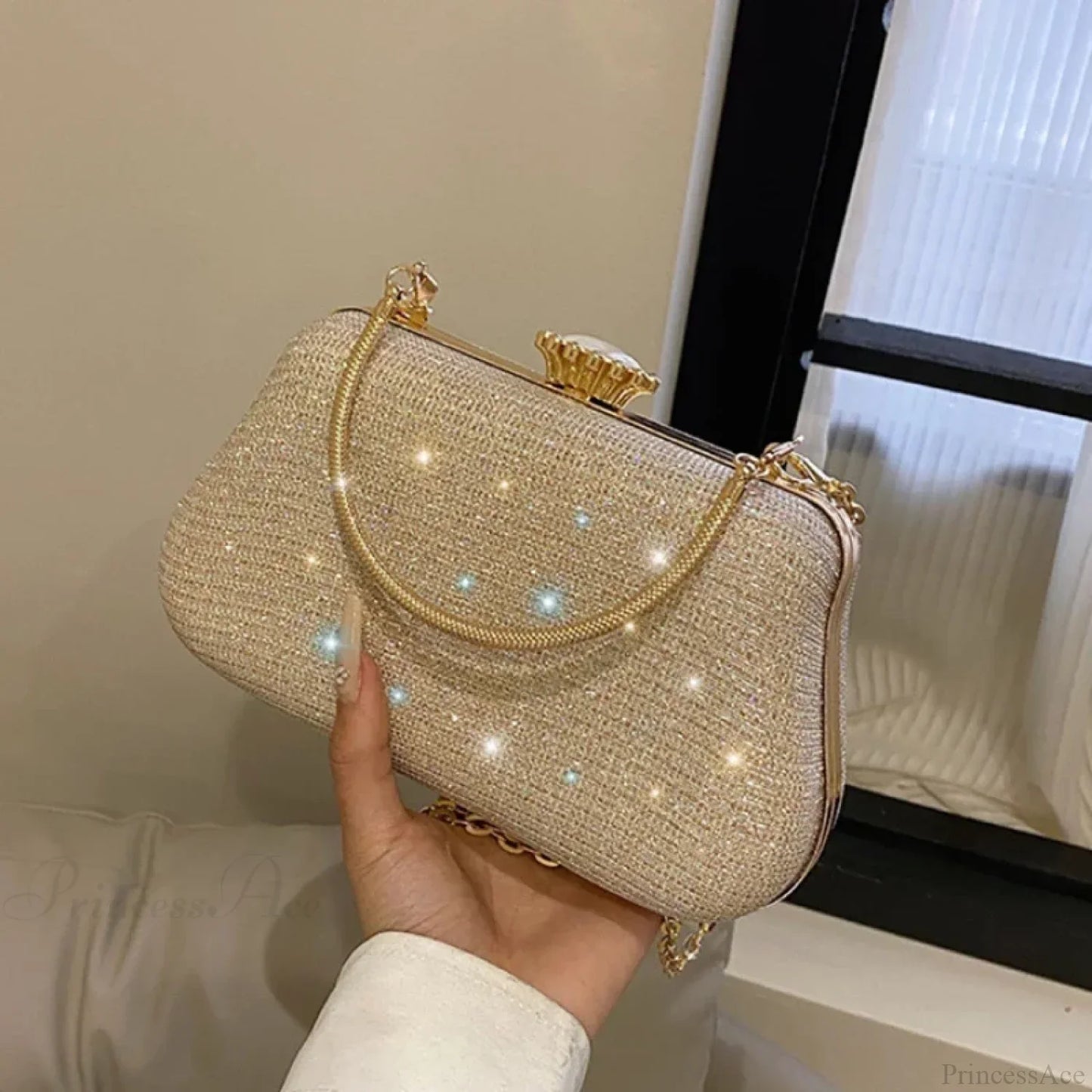 Luxury High Design Glitter Banquet Party Evening Clutch Bag