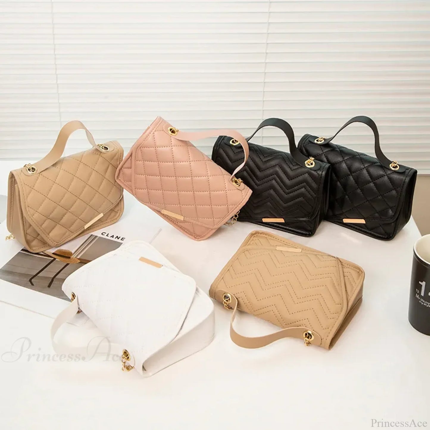 Luxury Messenger Embroidery Fashion Chain Crossbody Handbag