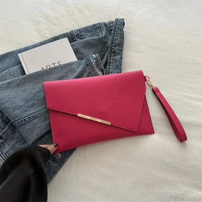 Luxury PU Leather Designer Wristlet