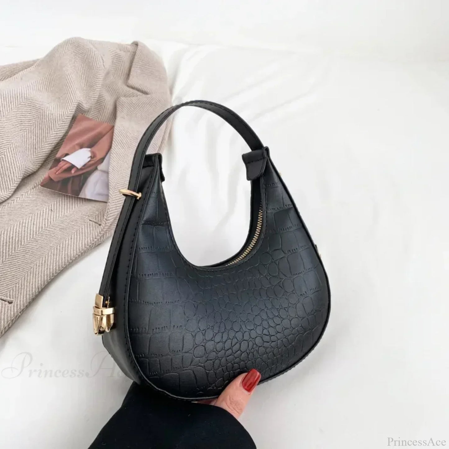 Luxury PU Leather Small Shoulder Clutch Bag