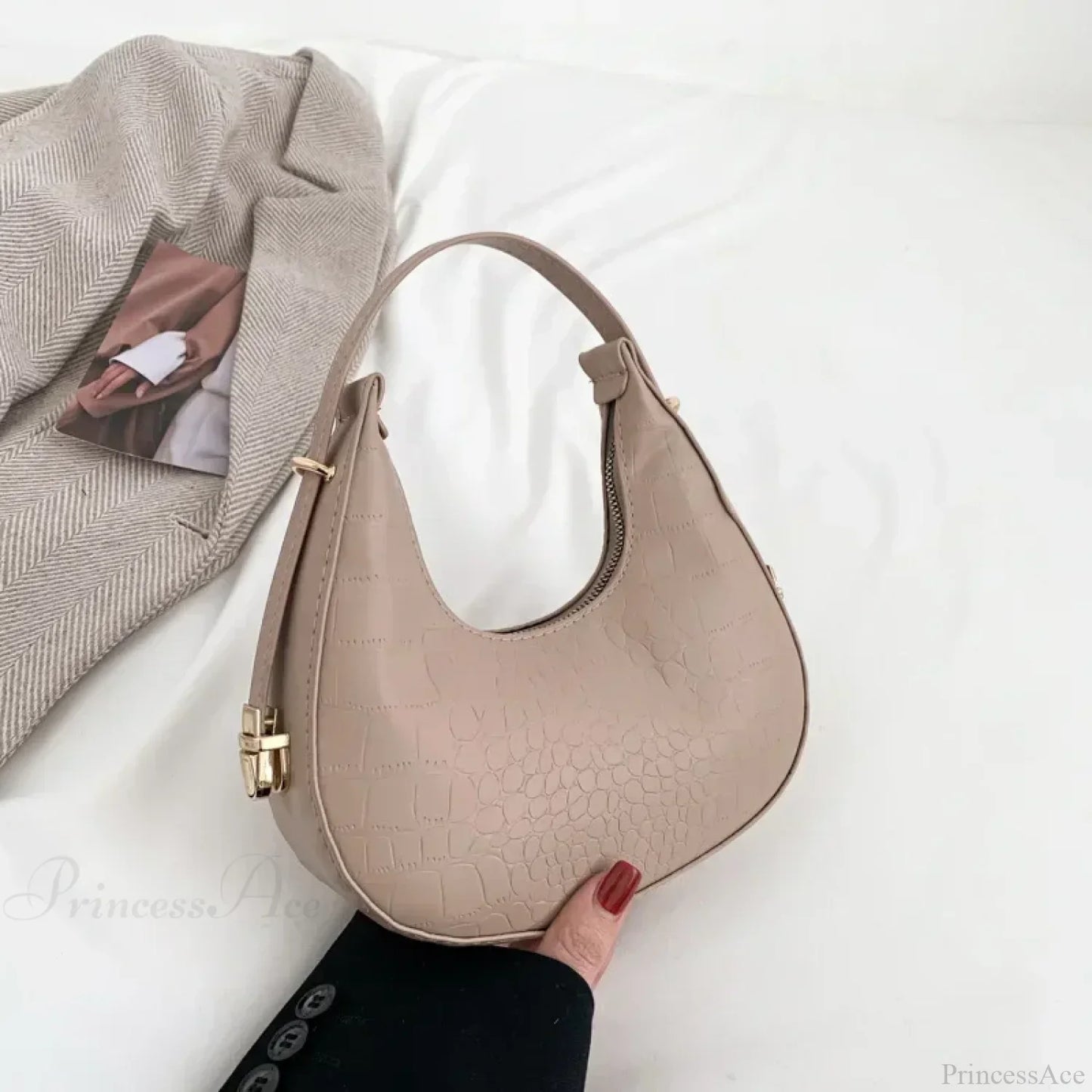 Luxury PU Leather Small Shoulder Clutch Bag