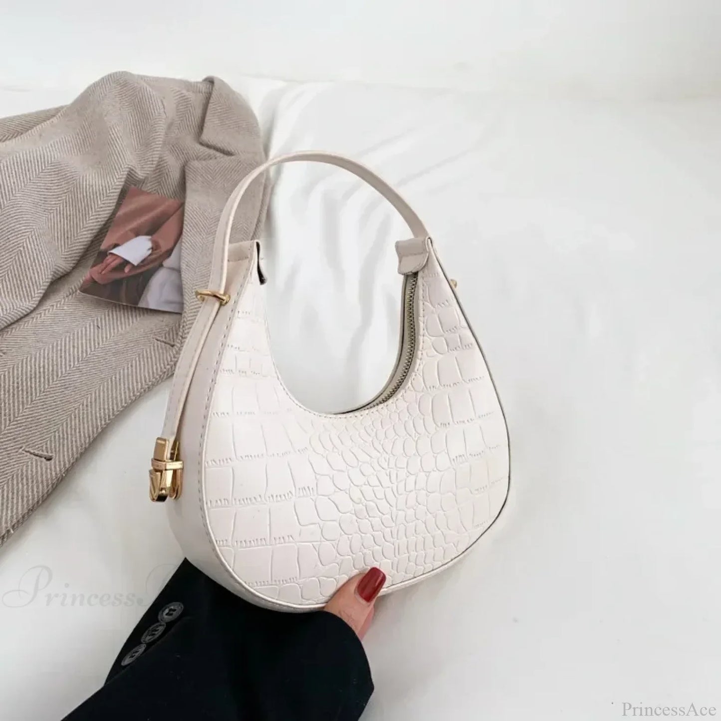 Luxury PU Leather Small Shoulder Clutch Bag