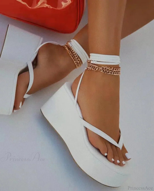 Metal Chain Gothic Gladiator Sandal