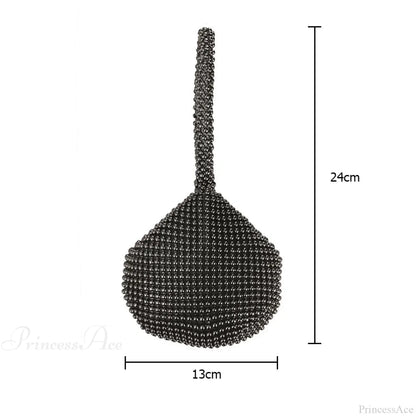 Metal Glitter Dinner Pouch Evening Banquet Clutch Bag