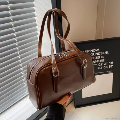 Monochrome Fashion Boston Shoulder Crossbody Bag