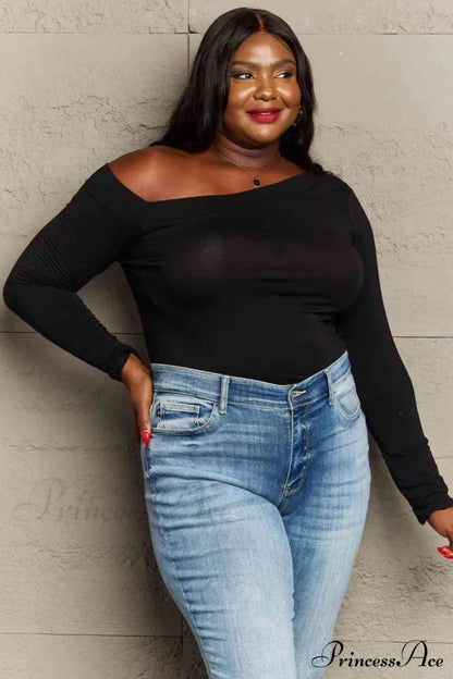 Neck Fall Arm You - Top Asymmetrical For Full Long Culture Code Size