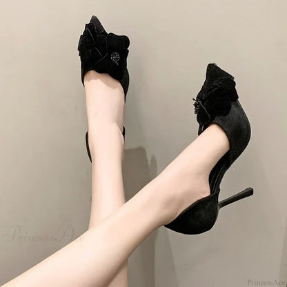 New Comfortable Designer Suede Summer OutdoorFashion Party Dress High Heel
