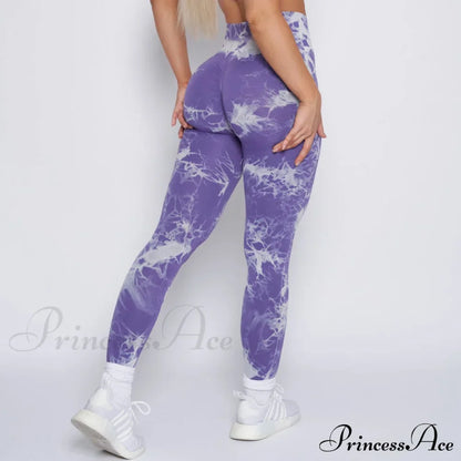 New Lightning Marble Scrunch Butt Leggings