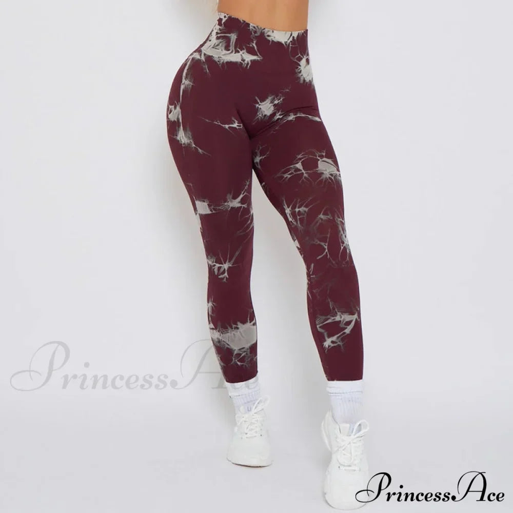 New Lightning Marble Scrunch Butt Leggings