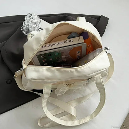 Nylon Sewing Thread Crossbody Shoulder Bag