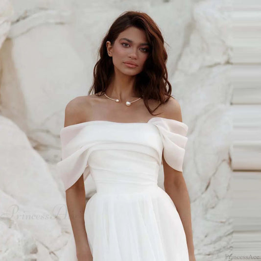 Off-Shoulder Princess Wedding Dress