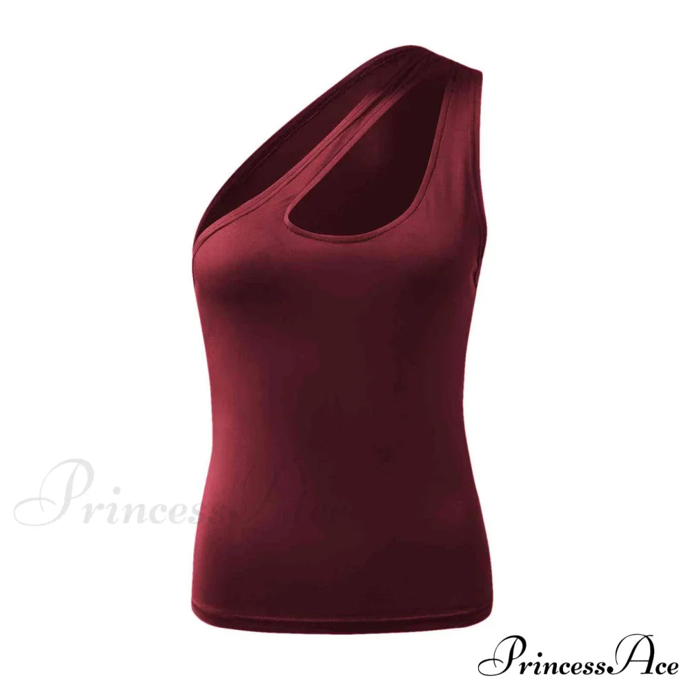 One Cutout Cami Shoulder Top