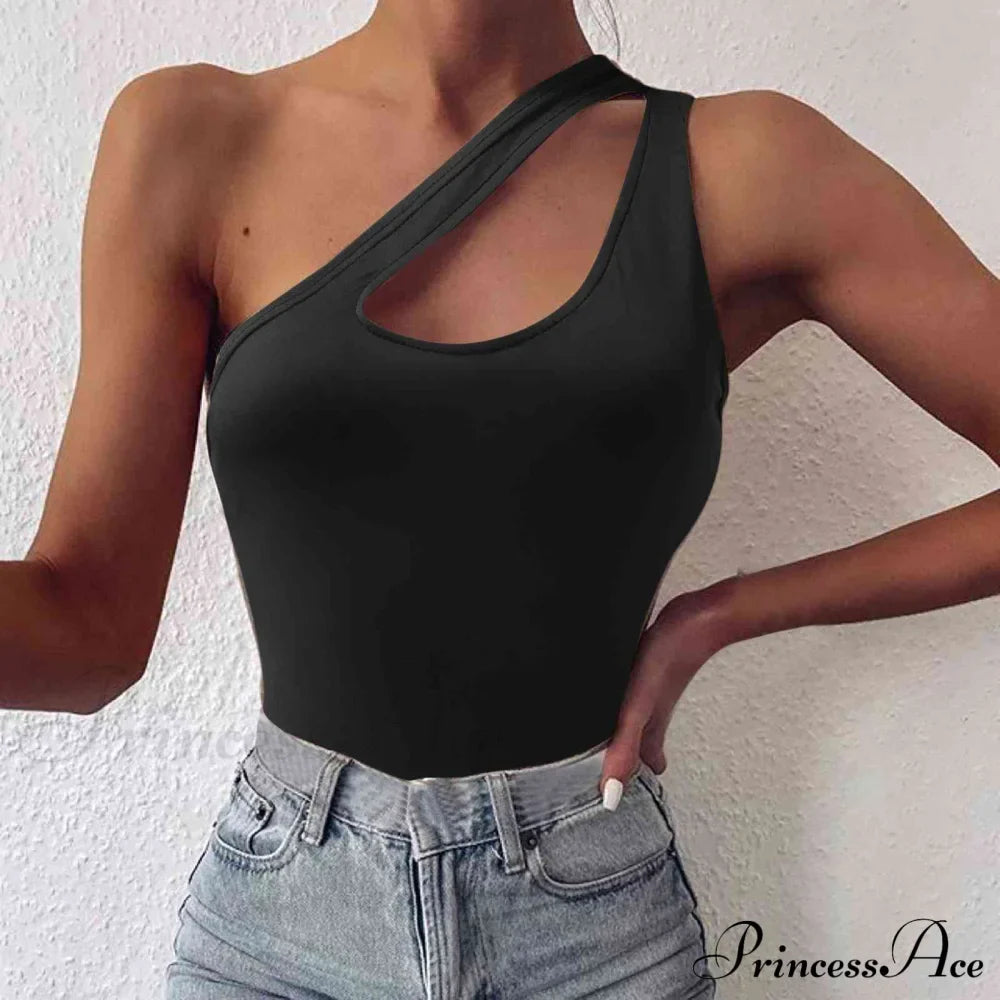 One Cutout Cami Shoulder Top