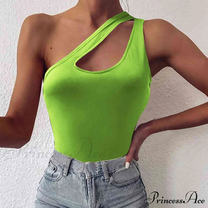 One Cutout Cami Shoulder Top