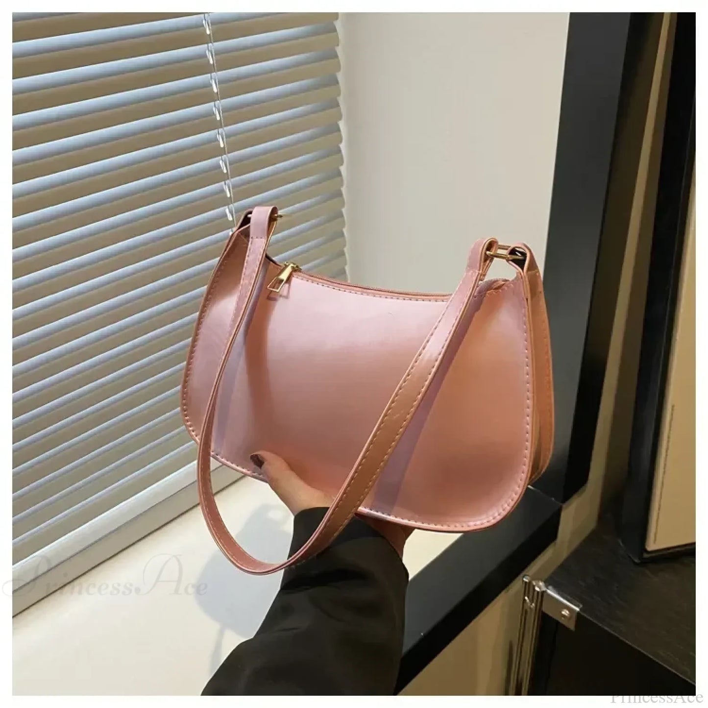 Patent Leather Designer Shoulder Handbag