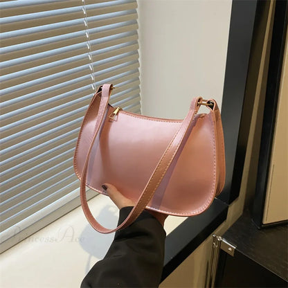 Patent Leather Versatile Fashion Shoulder Bag