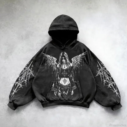 Pattern Printing Casual Hoodie