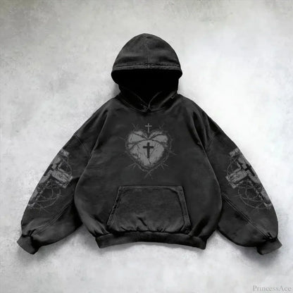 Pattern Printing Casual Hoodie