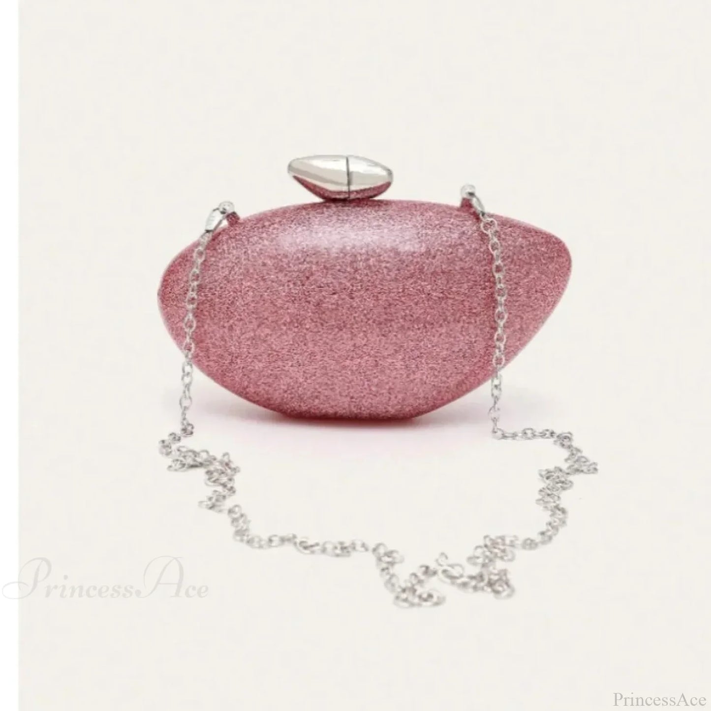 Pearl Brown Marble Acrylic Box Evening Clutch Bag