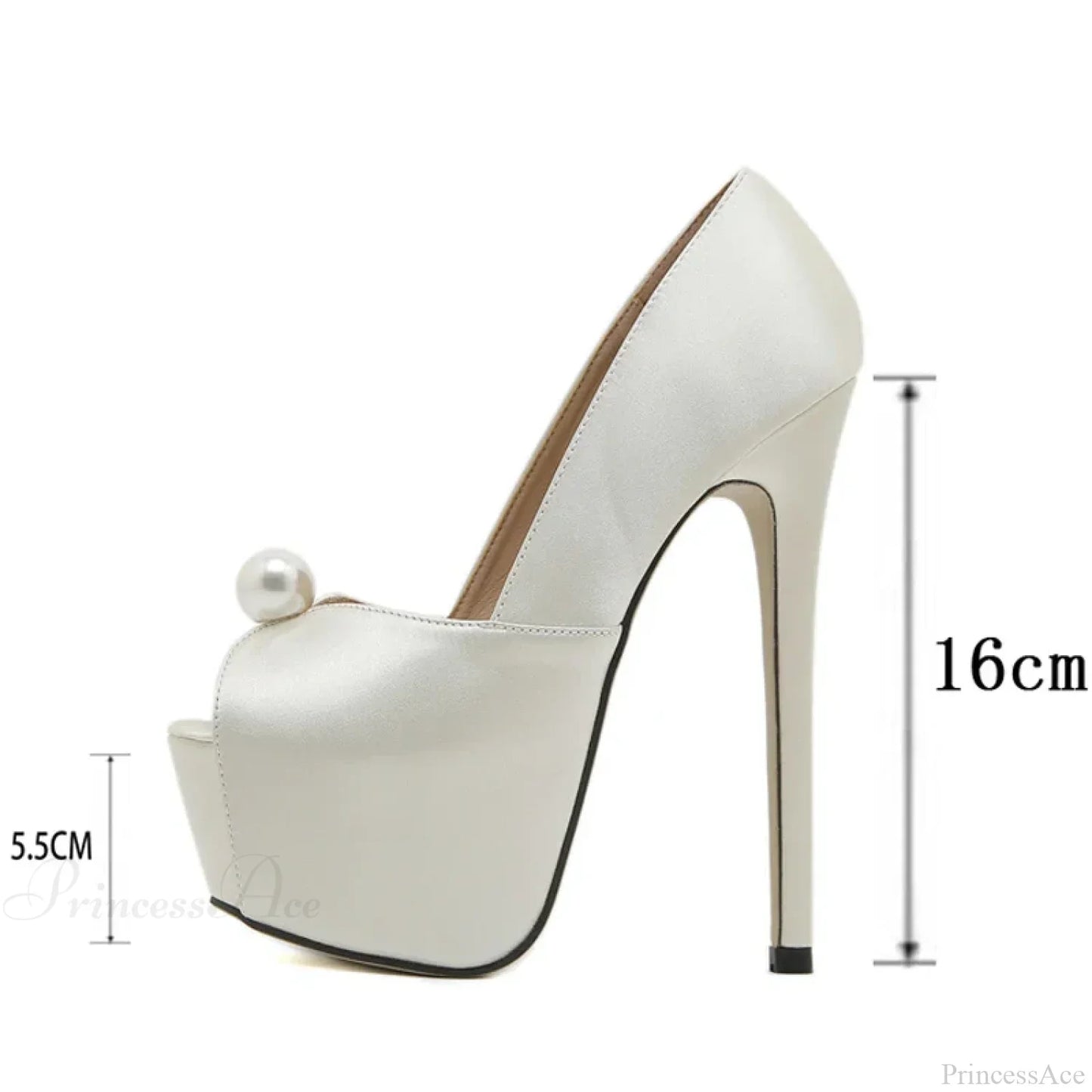Pearl Nightclub Silk Platform Party Peep-Toe Cozy StripperFashionable Sexy High Heel