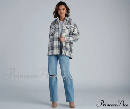 Plaid Shacket - Chill Out