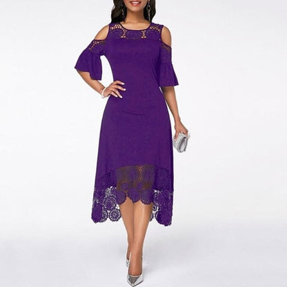 DressBetty -  Women Dress Lace Hollow Backless Elegant Party Chic Retro Dress
