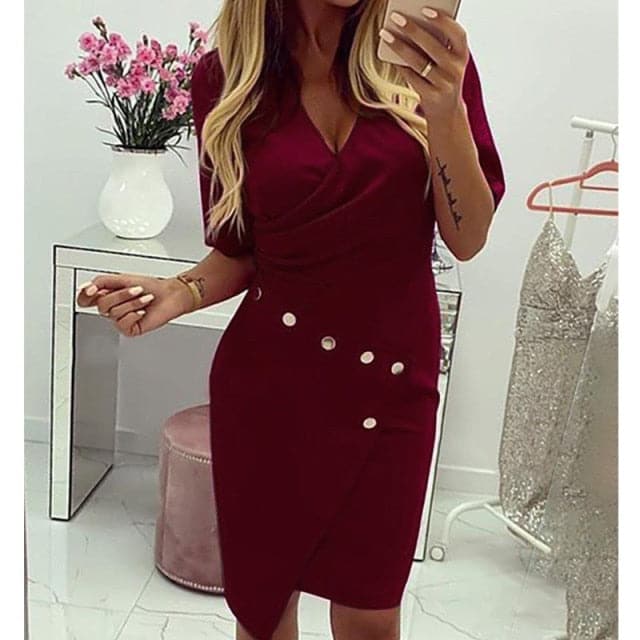DressBetty -  Women Dress Lace Hollow Backless Elegant Party Chic Retro Dress