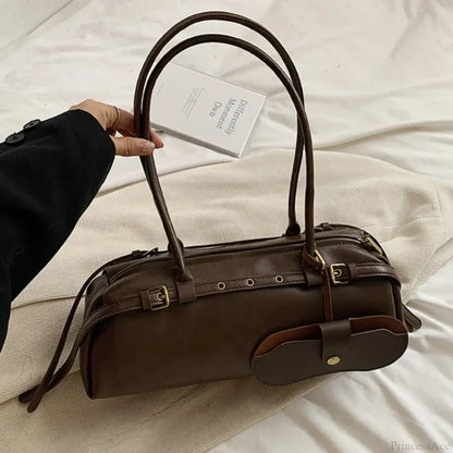 PU Leather Buckle Fashion Shoulder Bag