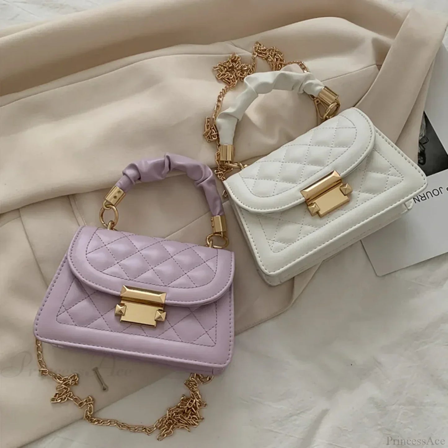 PU Leather Crossbody Lipstick Phone Storage Handbag