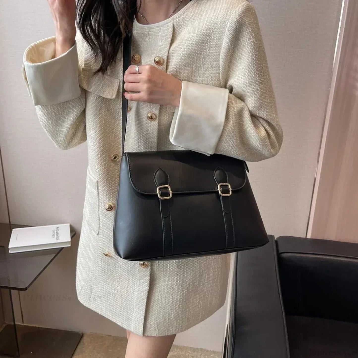 PU Leather Luxury Designer Crossbody Bag