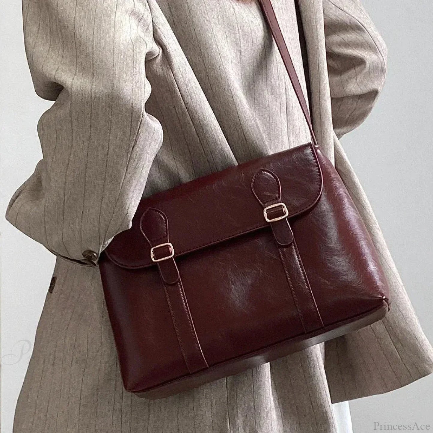 PU Leather Luxury Designer Crossbody Bag