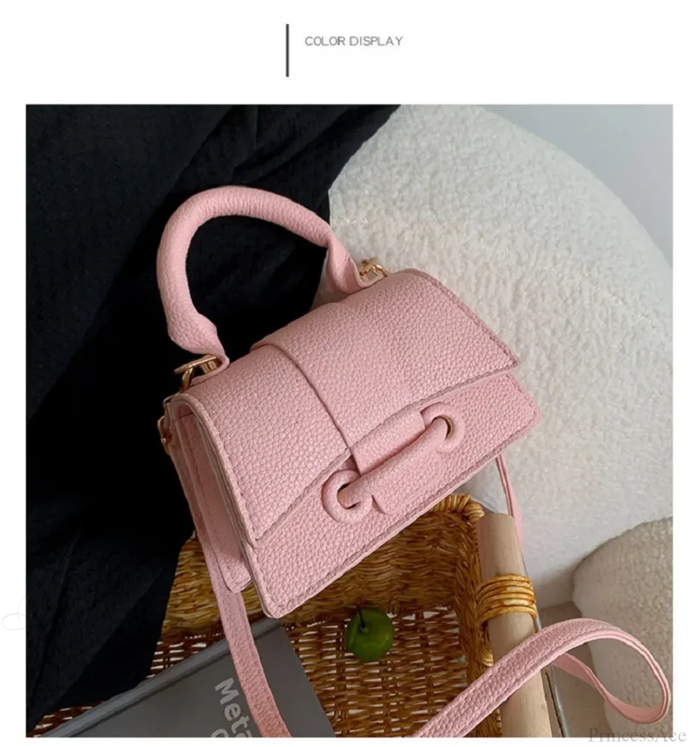 PU Leather Mini Crossbody Bag Designer Women’s Handbag