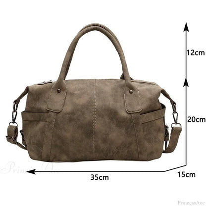 PU Leather Retro Crossbody Shoulder Bag