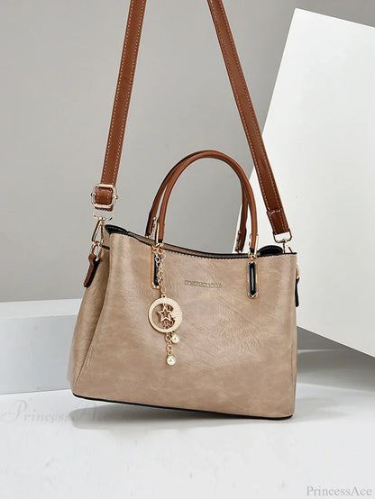 Pure Color Simple Senior Women's Crossbody Handbag