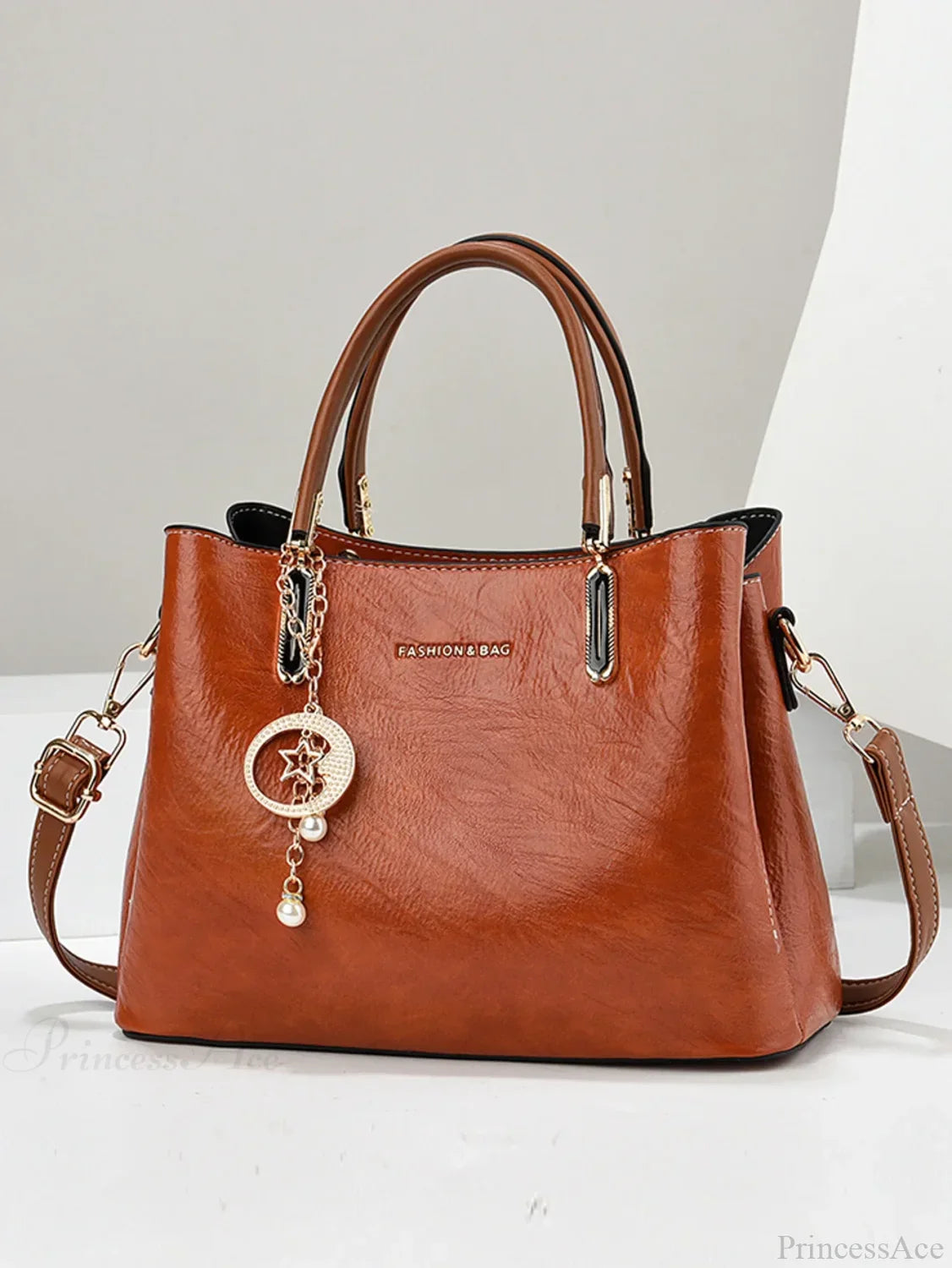 Pure Color Simple Senior Women's Crossbody Handbag