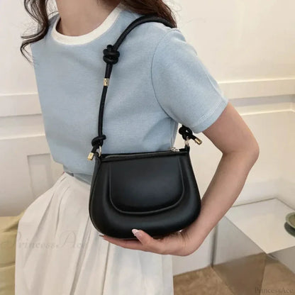 Purple Retro PU Leather Crossbody Shoulder Bag