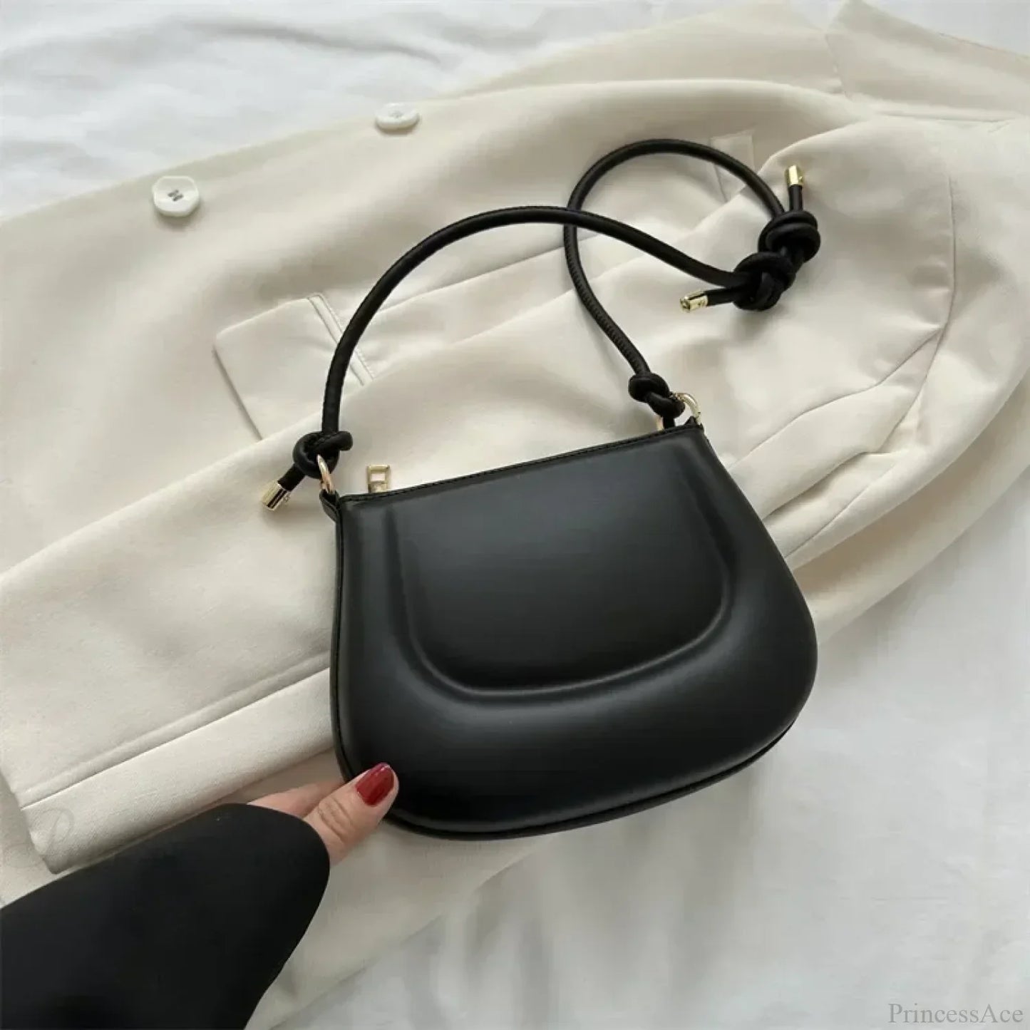 Purple Retro PU Leather Crossbody Shoulder Bag