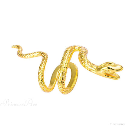 Rebel Dark Serpent False Cartilage Clip Earring