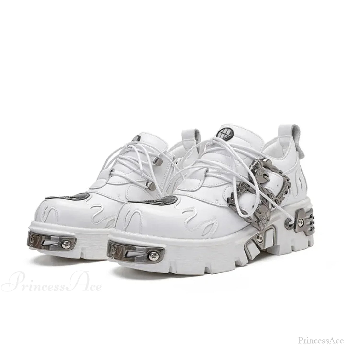 Rebellious Dark Motorcycle Elevated Sneaker