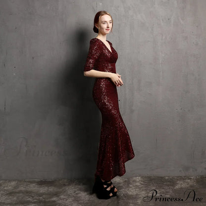 Rehami Sequin Stylish Mermaid Dress