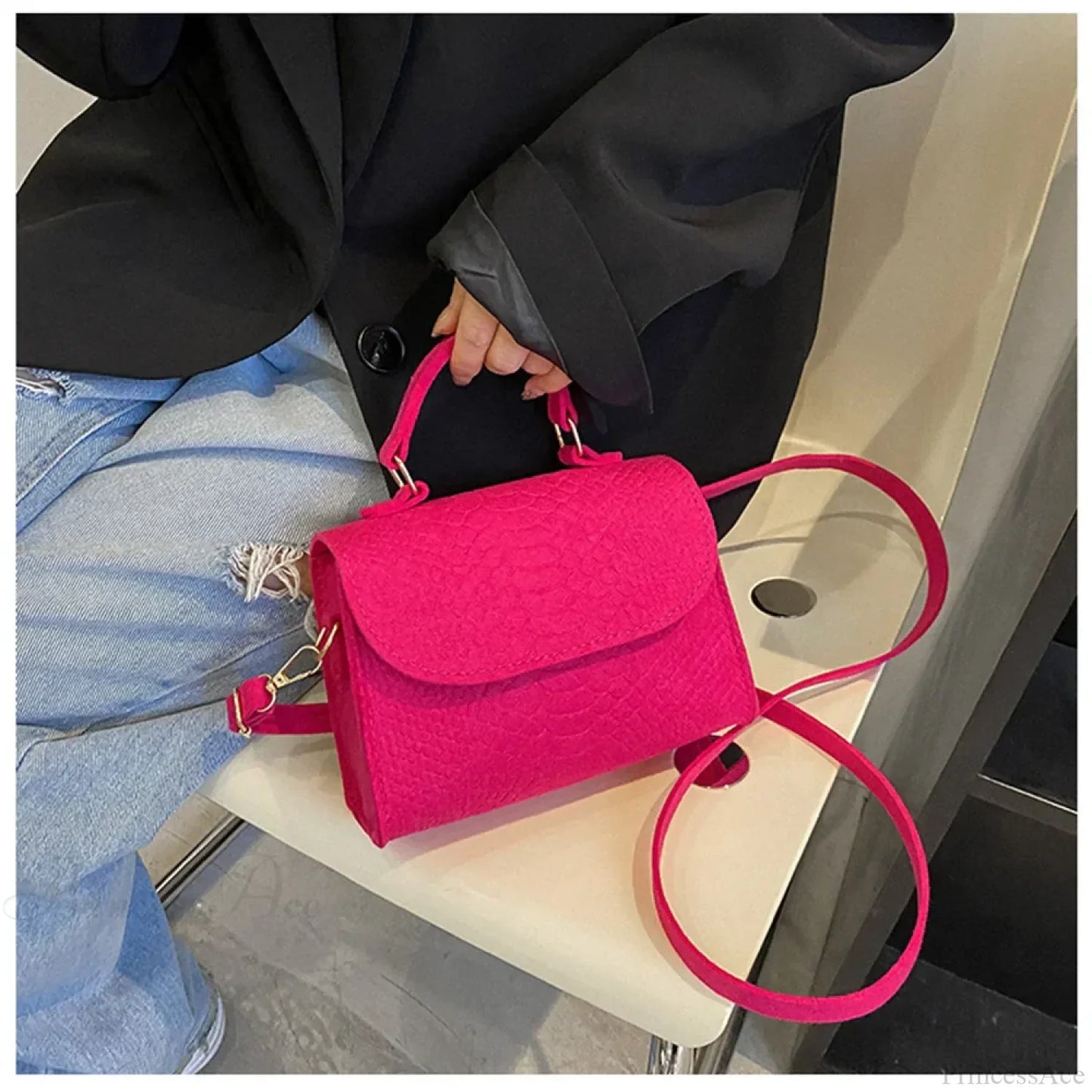 Retro Luxury Square Designer Crossbody