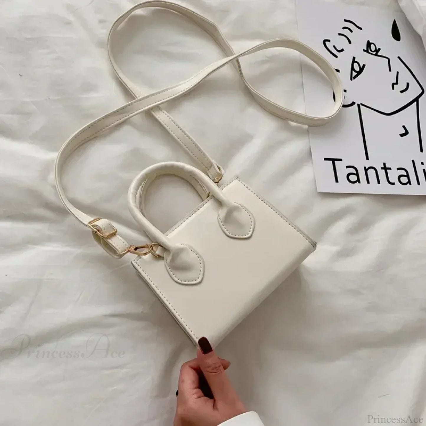 Retro Mini Crossbody Square Handbag Women’s Shoulder Bag