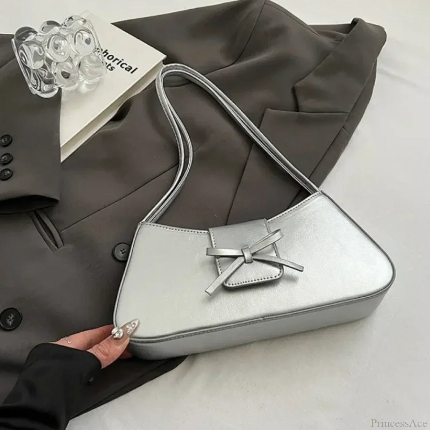 Retro Spring PU Leather Underarm Shoulder Bag