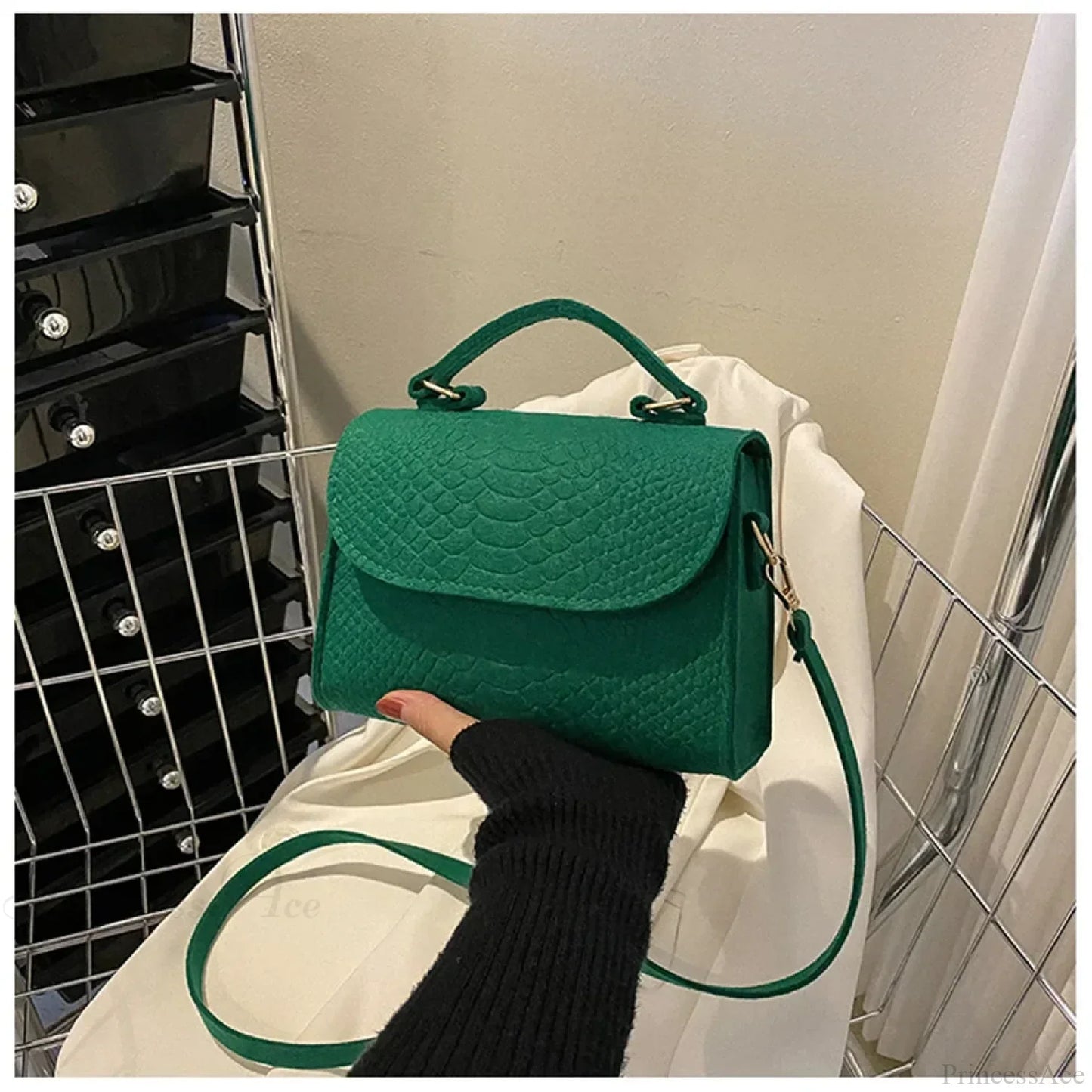 Retro Square Designer Luxury Crossbody