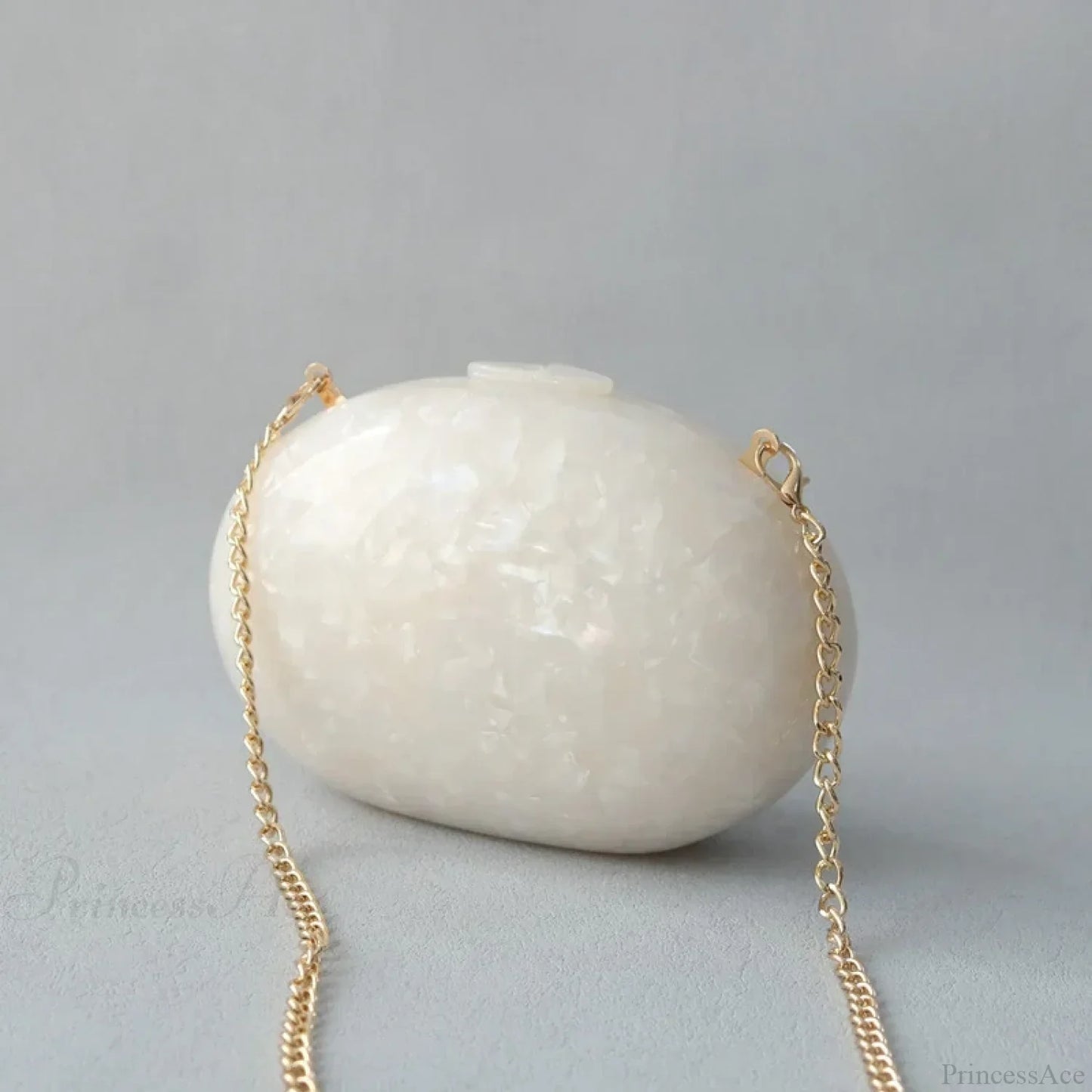 Round Acrylic Party Clutch Wristlet