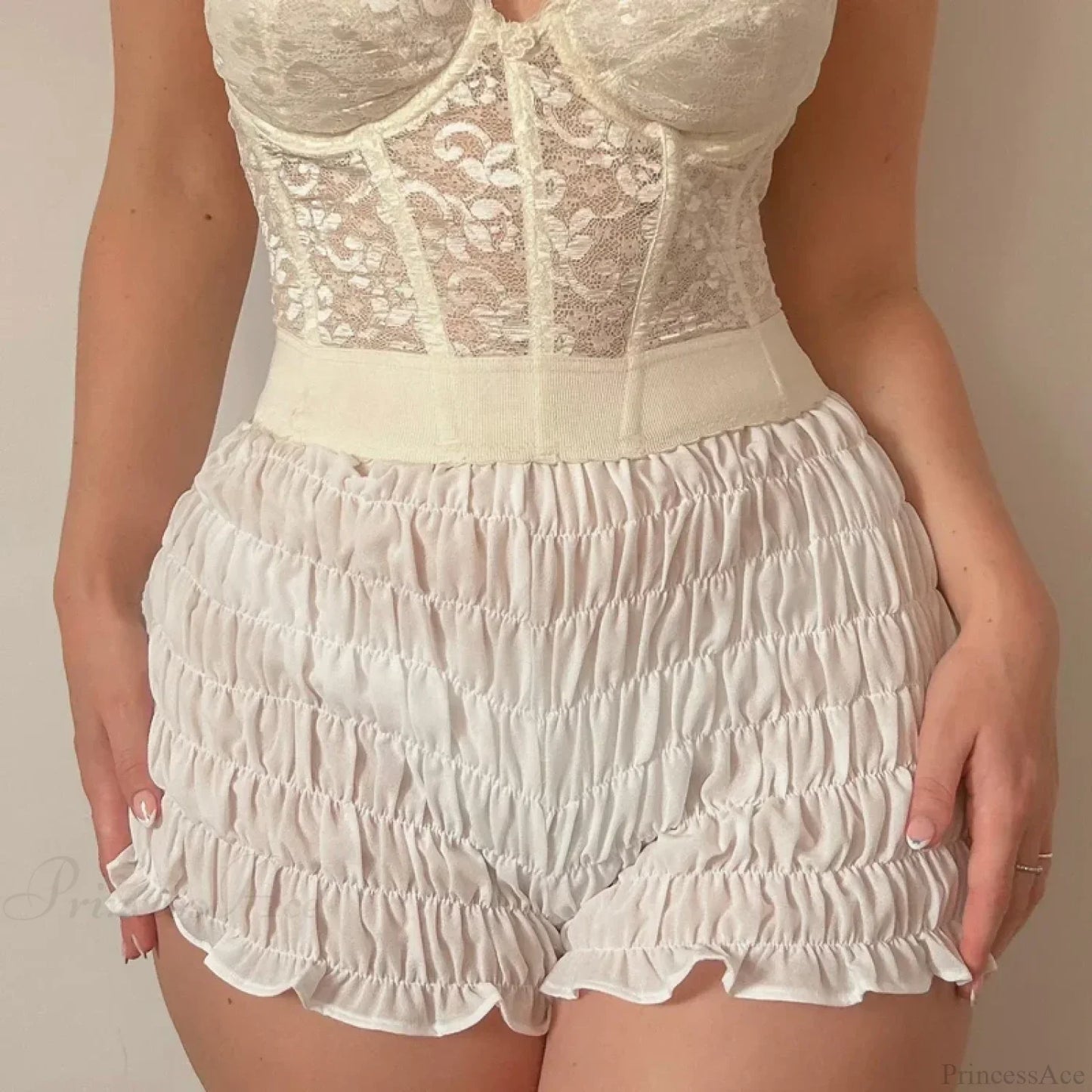 Ruched Wrap Bodycon Micro Short