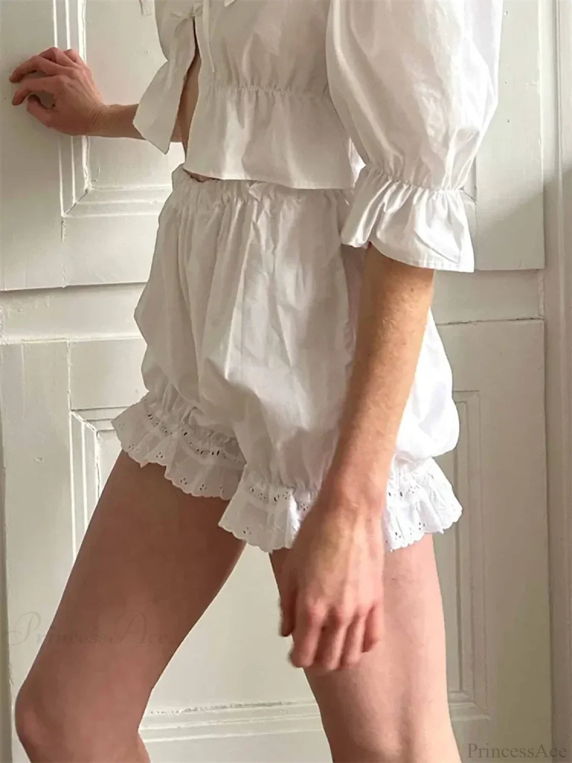 Ruffled Bubble Lounge Short