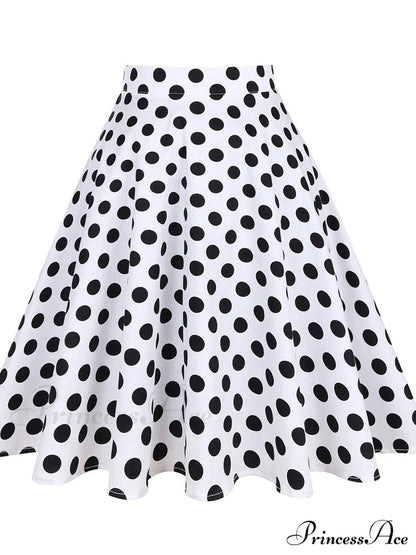 Runway Vintage Rockabilly Midi Skirt